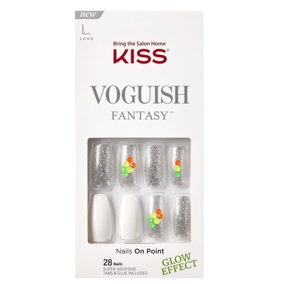 VOGUISH FANTASY GLOW EFFECT | KISS PRESS ON NAILS - Picture 1 of 3